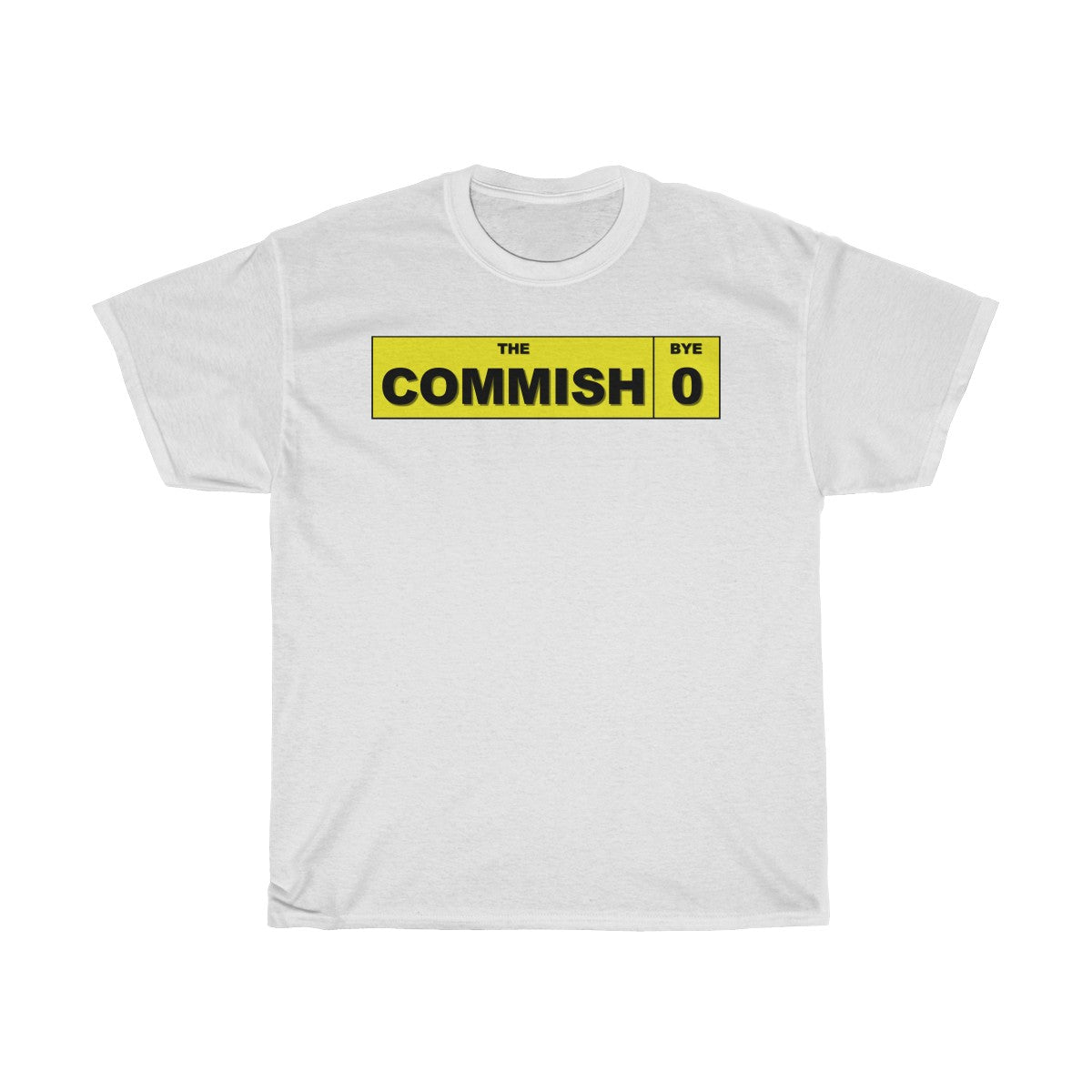 Commish Player Label T-Shirt - SaveTheDraft.com