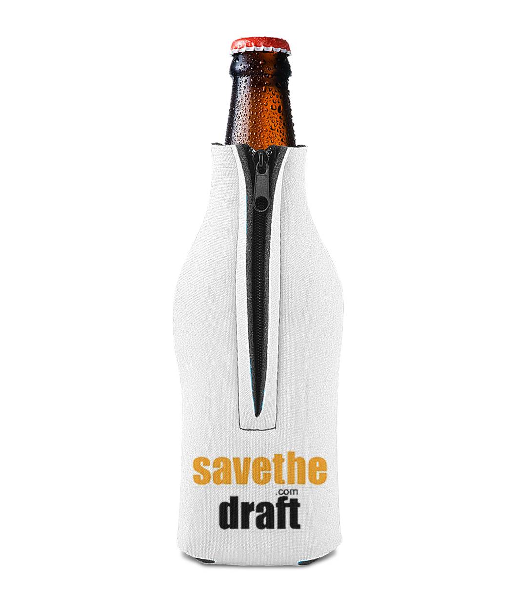 The Commish Label Koozie Bottle Sleeve - SaveTheDraft.com